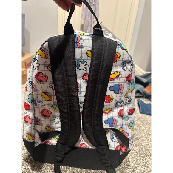 Disney Colorful Mickey Mouse Pattern Backpack - Picture 2 of 5